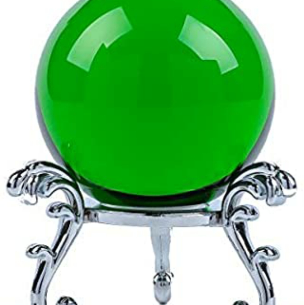 Pick color! Crystal Ball with silver colored stand - Picture 3 of 14